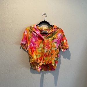 Vintage Hawaiian crop top